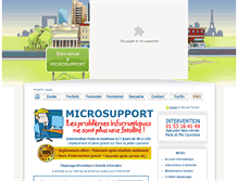 Tablet Screenshot of microsupport.fr